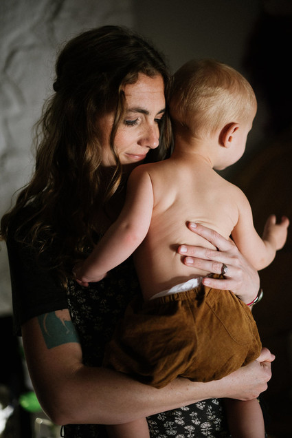 Bohemian mother-son photos