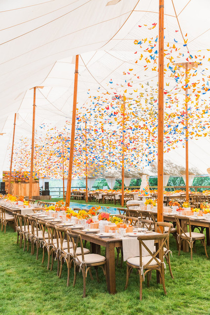 Colorful tablescape