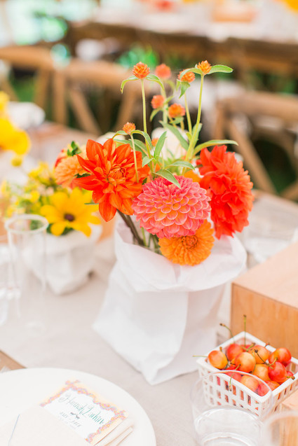 Colorful centerpiece