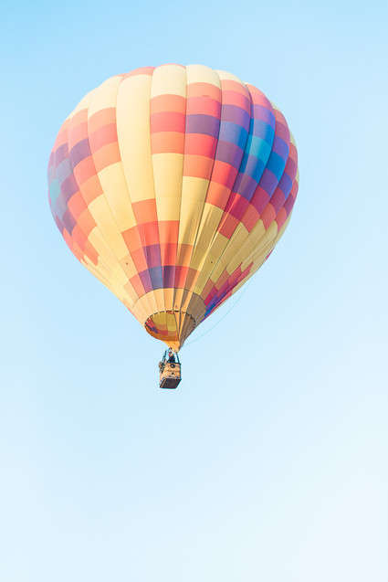 Hot air balloon wedding inspiration