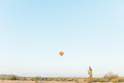 Hot air balloon wedding inspiration