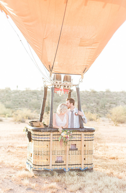 Hot air balloon portrait