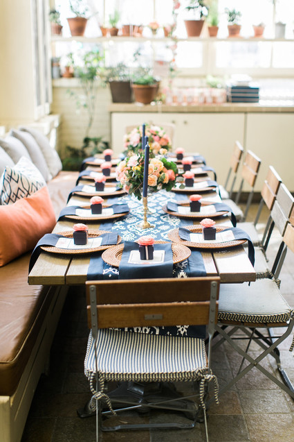 Spring birthday tablescape