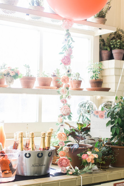Paper flower garland
