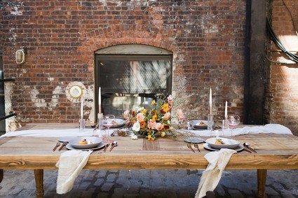 Wedding tablescape