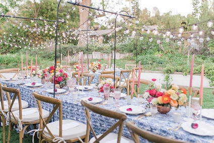 Spring tablescape