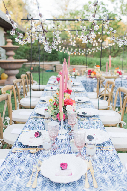 Spring tablescape