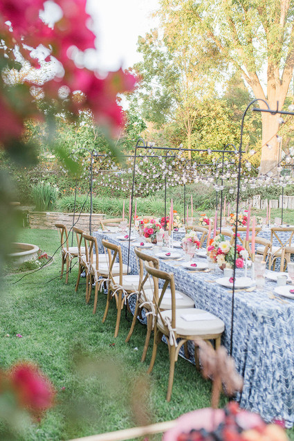 Spring tablescape