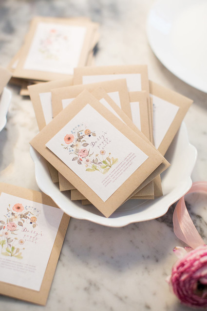 Spring girl's party favors