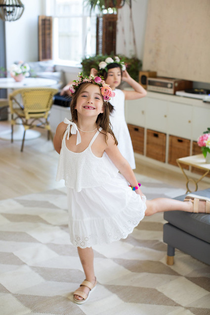 Spring girl's maypole party