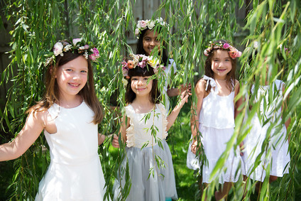 Spring girl's maypole party