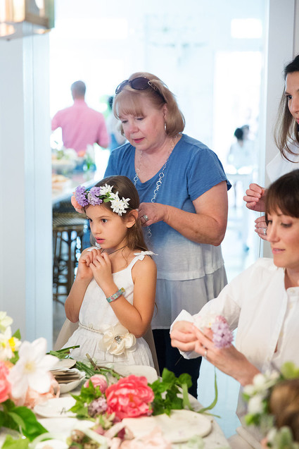 Spring girl's maypole party