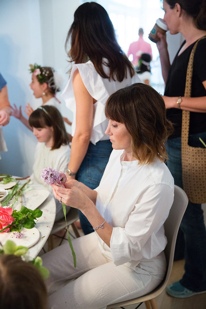 Spring girl's maypole party