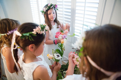 Spring girl's maypole party