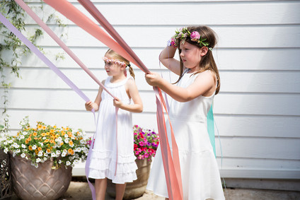 Spring girl's maypole party