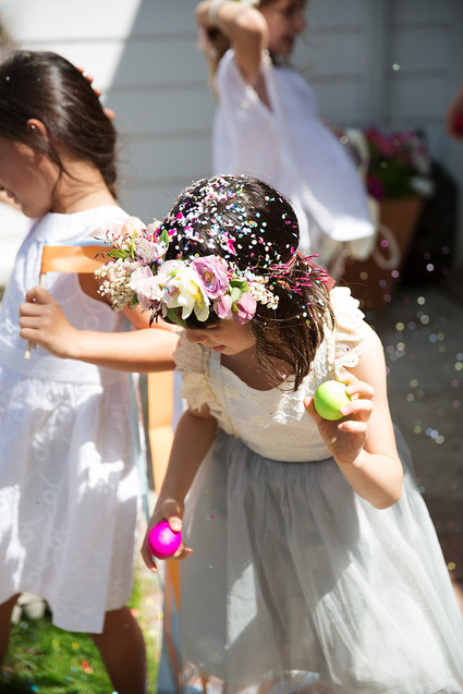 Spring girl's maypole party