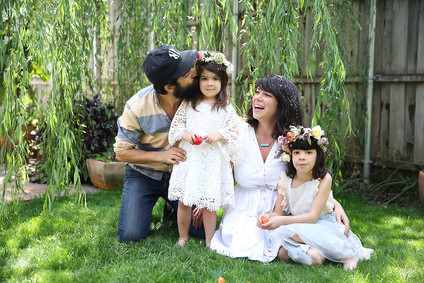 Spring girl's maypole party