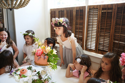 Spring girl's maypole party