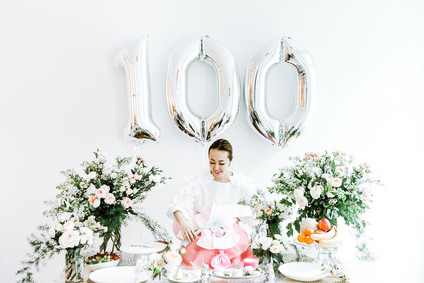 100 Days photo session and party Inspiration