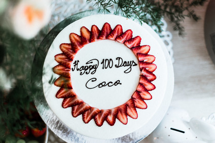 100 Days photo session and party Inspiration