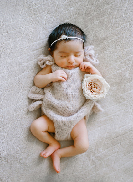 Elegant classic newborn photos