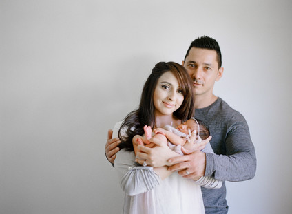 Elegant classic newborn photos