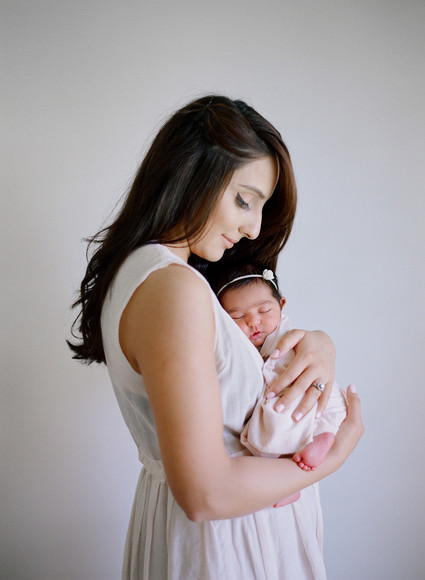 Elegant classic newborn photos