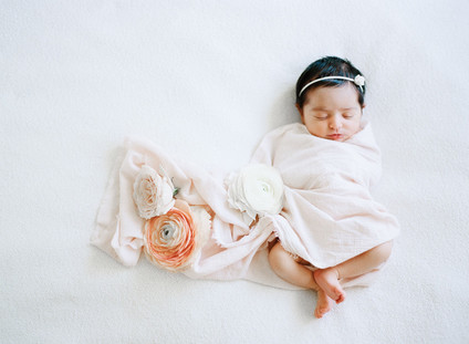 Elegant classic newborn photos