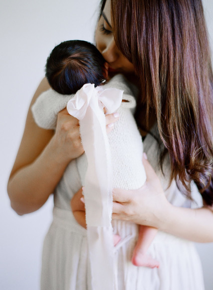 Elegant classic newborn photos