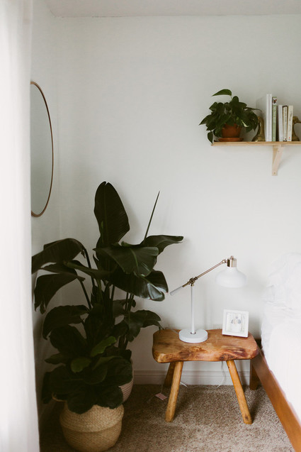 Modern homey bedroom