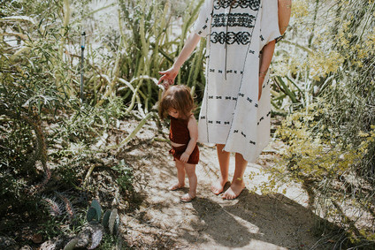 bohemian mother-daughter photos