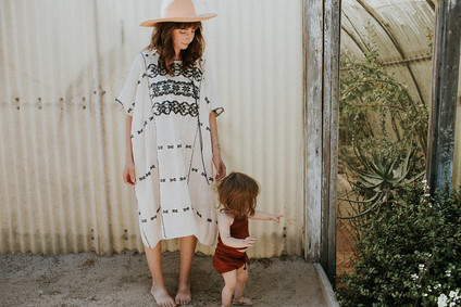 bohemian mother-daughter photos
