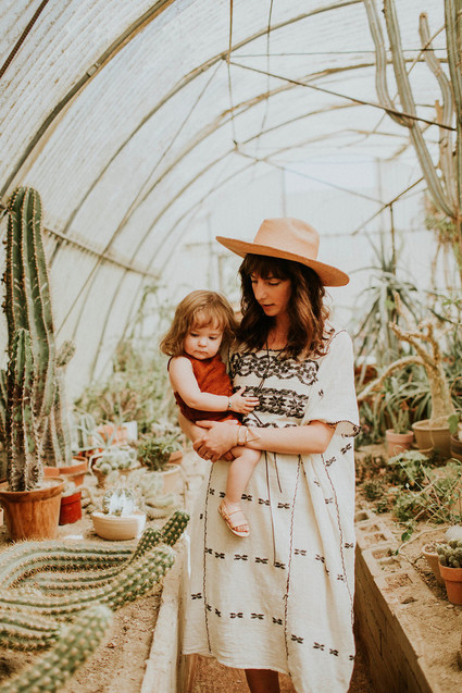 bohemian mother-daughter photos