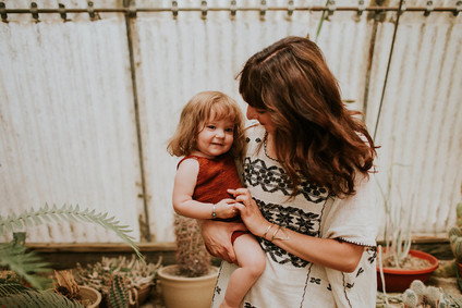 bohemian mother-daughter photos