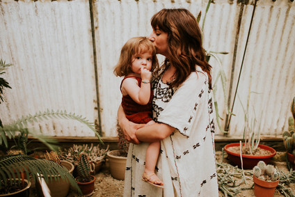 bohemian mother-daughter photos