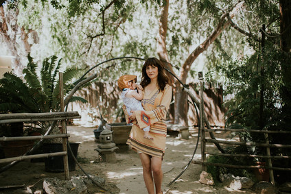 bohemian mother-daughter photos