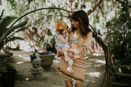 bohemian mother-daughter photos