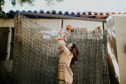 bohemian mother-daughter photos