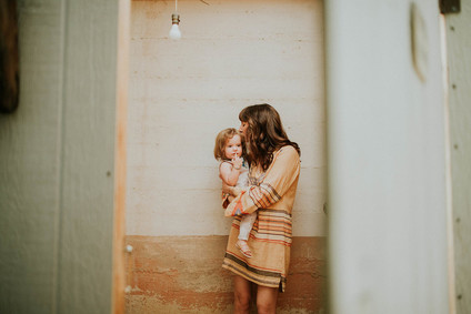 bohemian mother-daughter photos