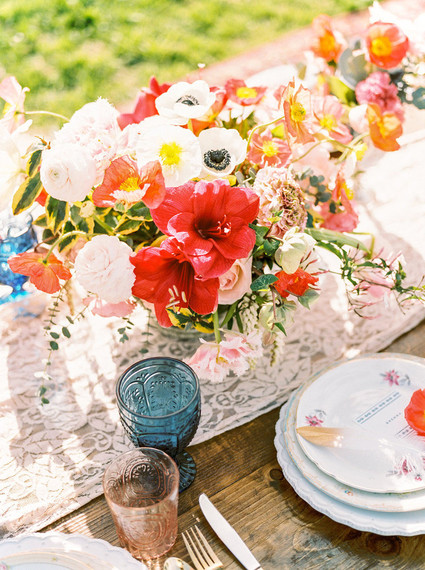 Spring wedding flowers