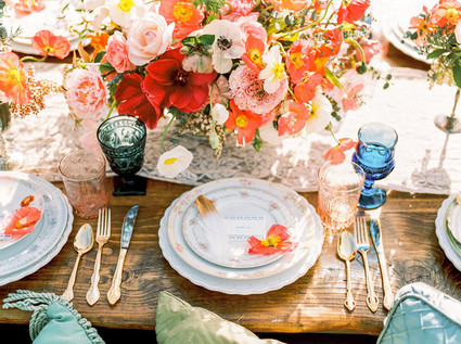 Spring place setting