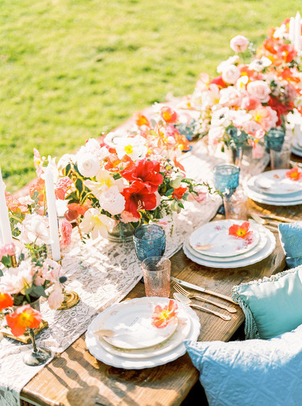 Spring wedding flowers