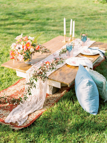 Boho tablescape