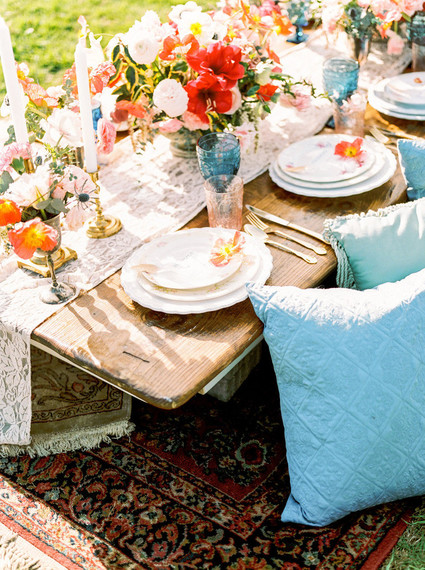 Spring boho wedding