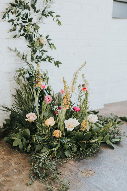 Floral altar