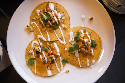 Tacos from bang bang brunch