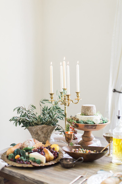 Gold candles