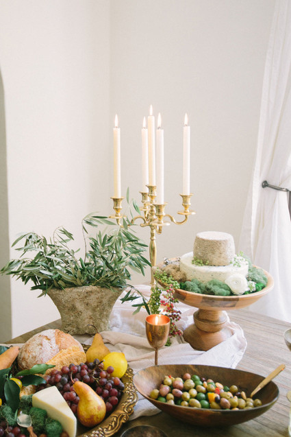 Gold candelabra