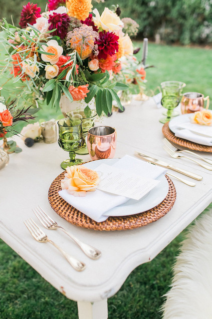 Summer place setting Inspiration