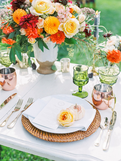 Summer place setting Inspiration